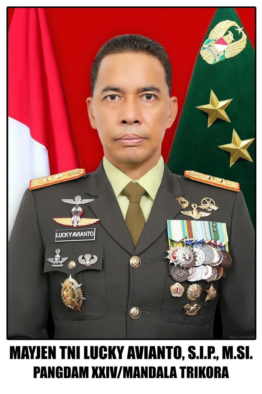 Mayjen TNI Lucky Avianto, S.I.P., M.SI