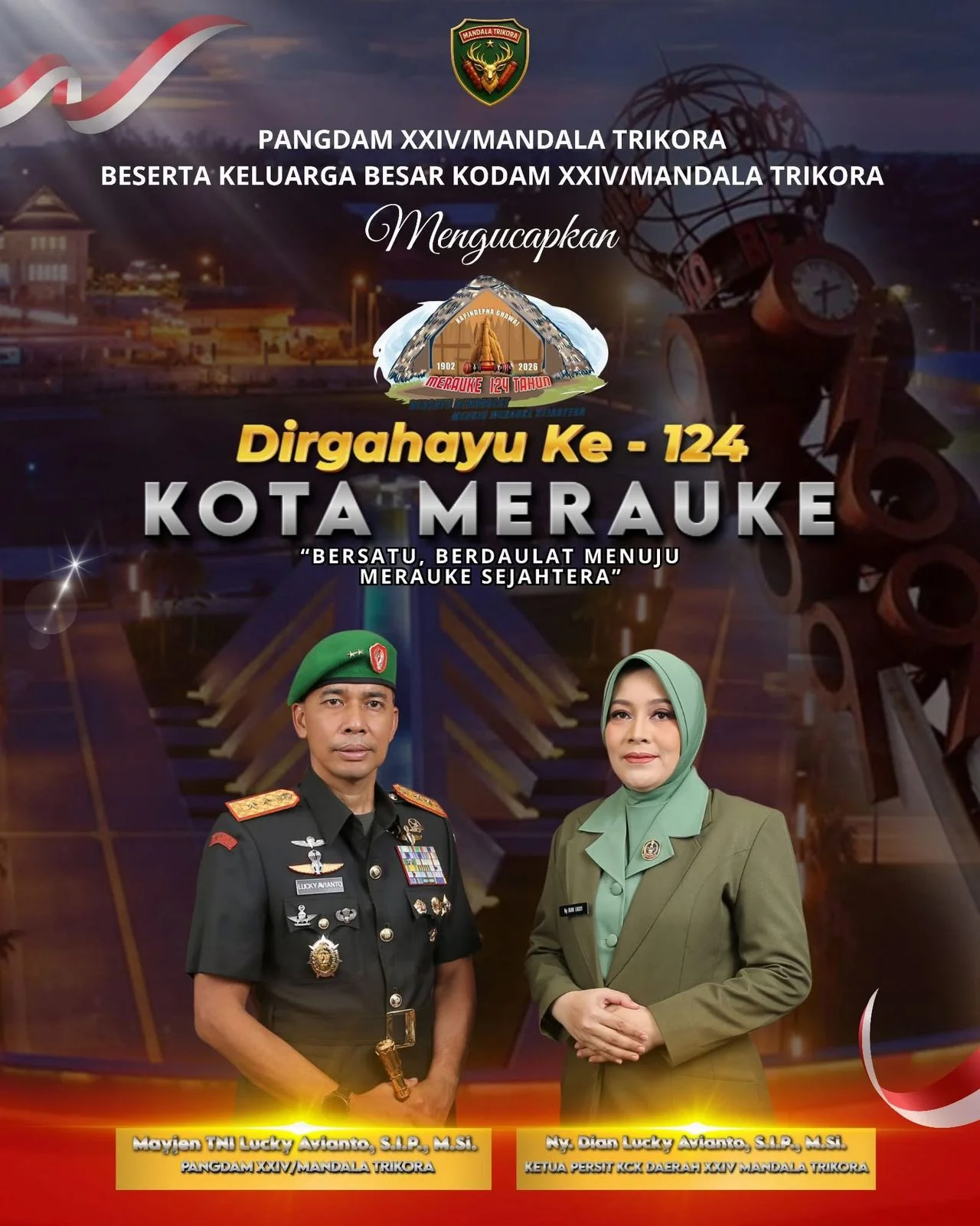 DIRGAHAYU KE -124 KOTA MERAUKE