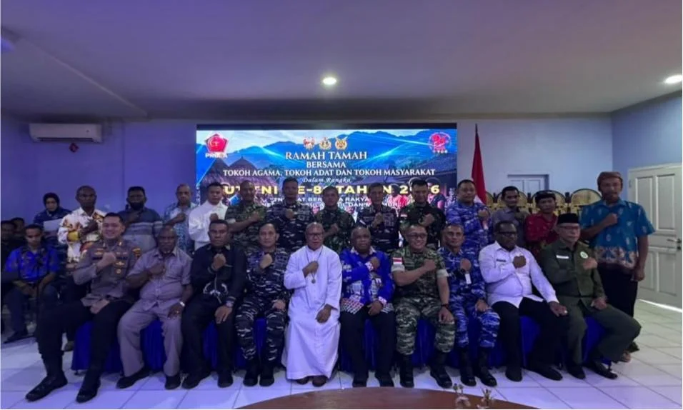 HUT KE-81 TNI, KODAM XXIV/MT PERKUAT PERSAUDARAAN BERSAMA TOKOH AGAMA, ADAT DAN MASYARAKAT PAPUA SELATAN