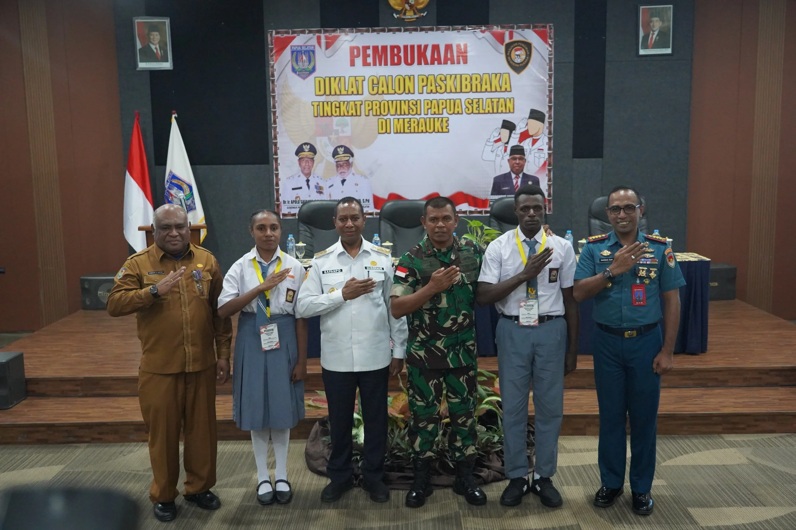 Pangdam XXIV/MT Kobarkan Semangat Calon Paskibraka Papua Selatan: Tunjukkan Kalian Putra-Putri Terbaik Daerah