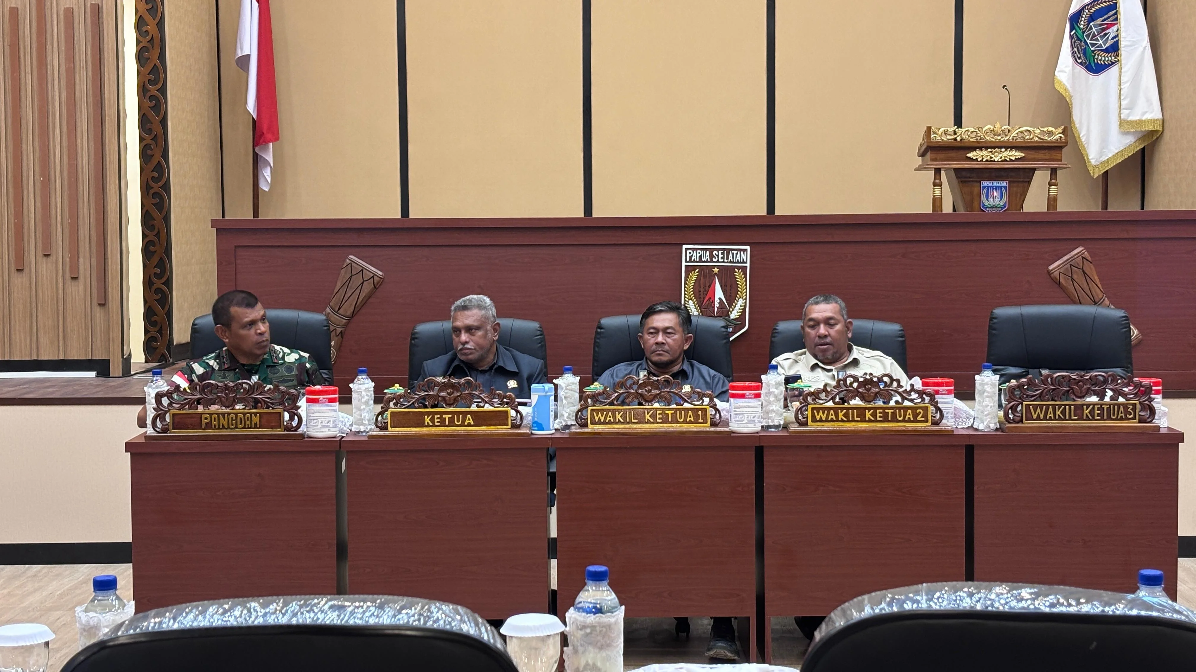 Paparkan Visi Misi, Pangdam XXIV/MT Perkuat Sinergi dengan DPR Papua Selatan