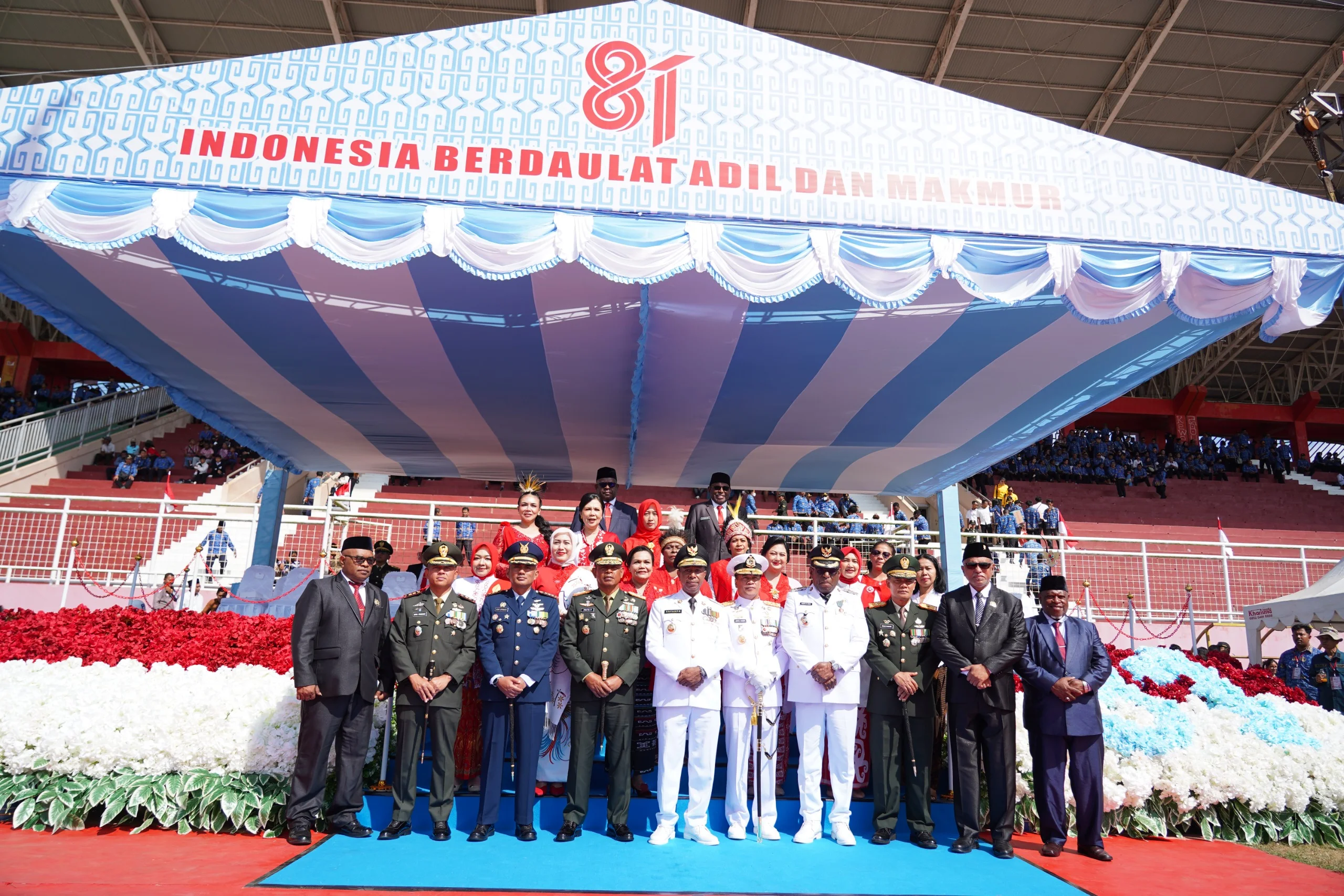 Pangdam XXIV/MT: Kemerdekaan Harus Diisi dengan Persatuan dan Pengabdian untuk Rakyat Papua Selatan