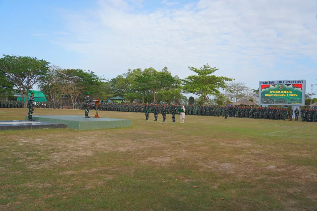 Pangdam XXIV/MT Tekankan Disiplin dan Kesiapsiagaan Prajurit