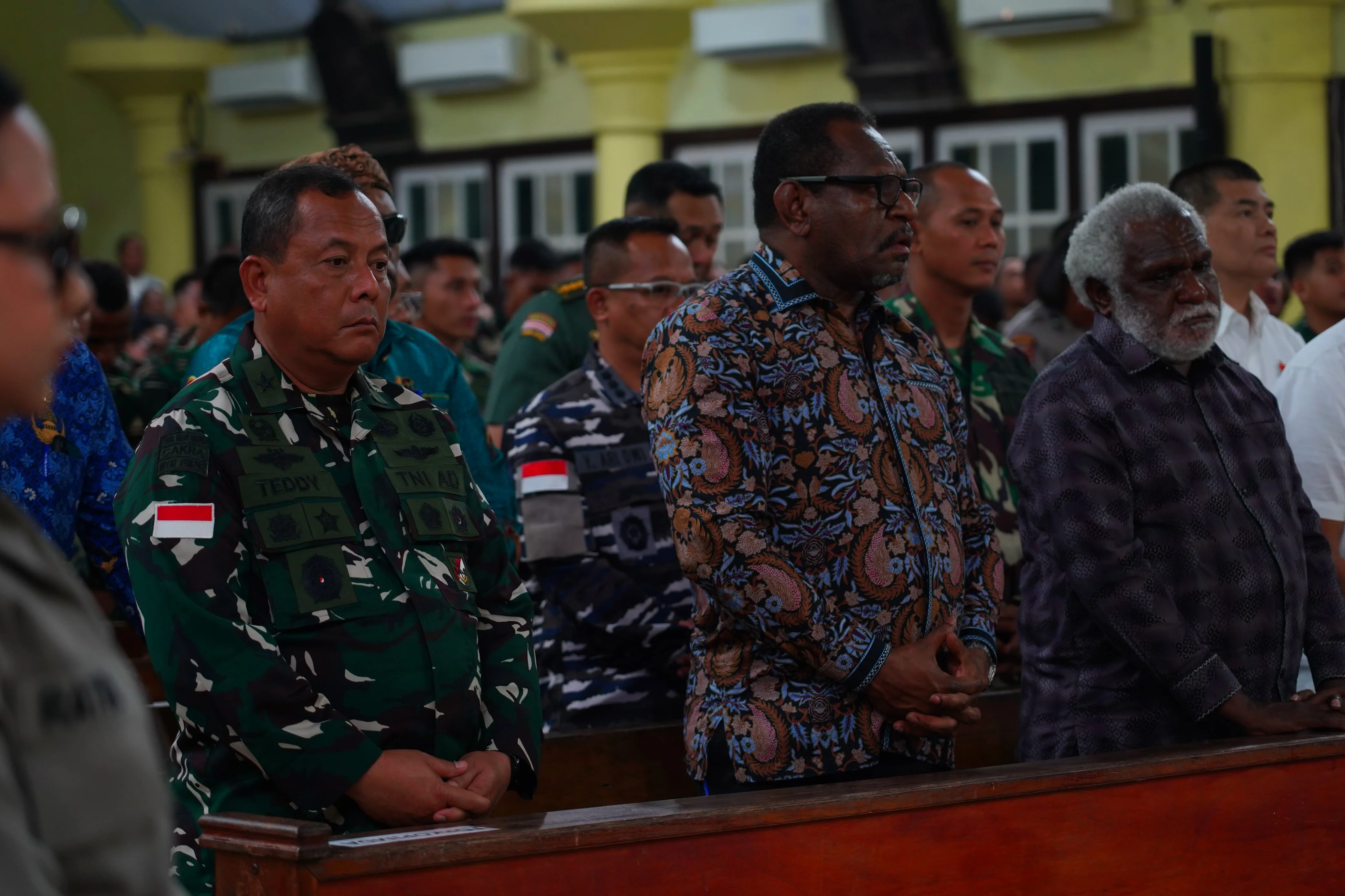 Kasdam XXIV/MT Hadiri Ekaristi Bulan Rosario, Pengurus Pastoral TNI-Polri di Merauke Resmi Dilantik