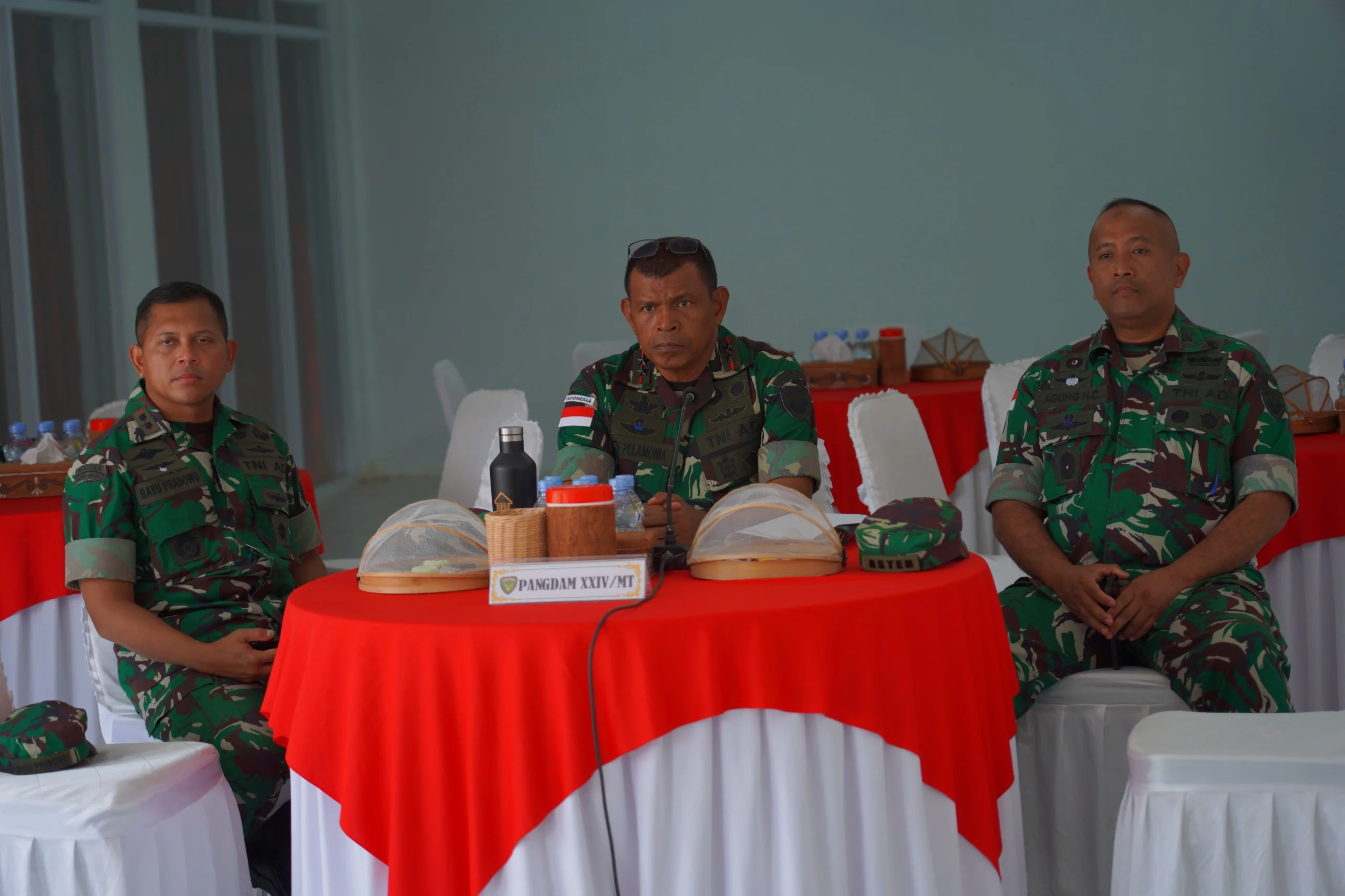Pangdam XXIV/MT Ikuti Vicon Wapanglima TNI, Evaluasi KDKMP dan Tekankan Percepatan Pembangunan di Papua Selatan