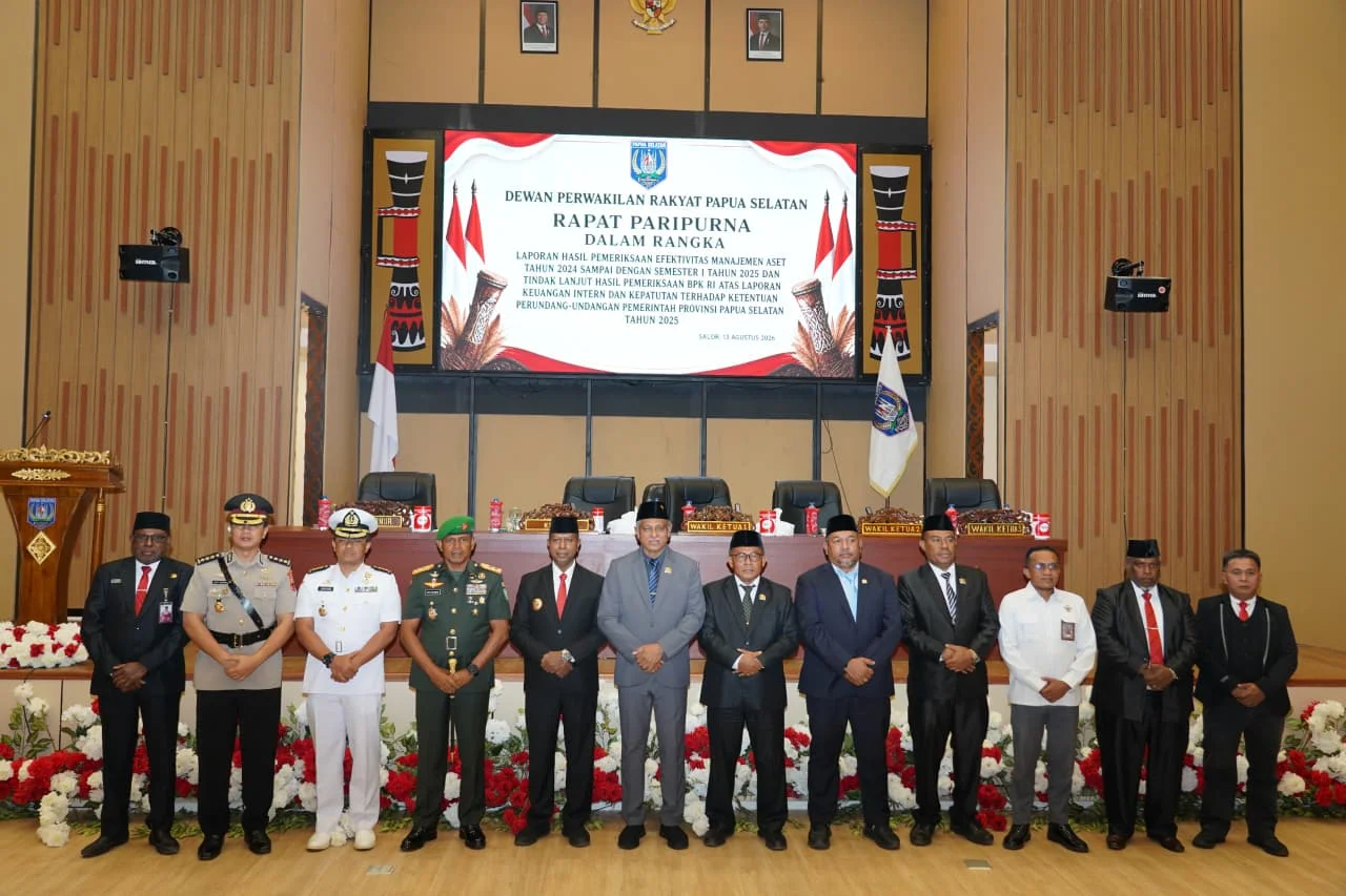 Pangdam XXIV/MT Hadiri Paripurna DPR Papua Selatan, Perkuat Sinergi Tata Kelola Daerah