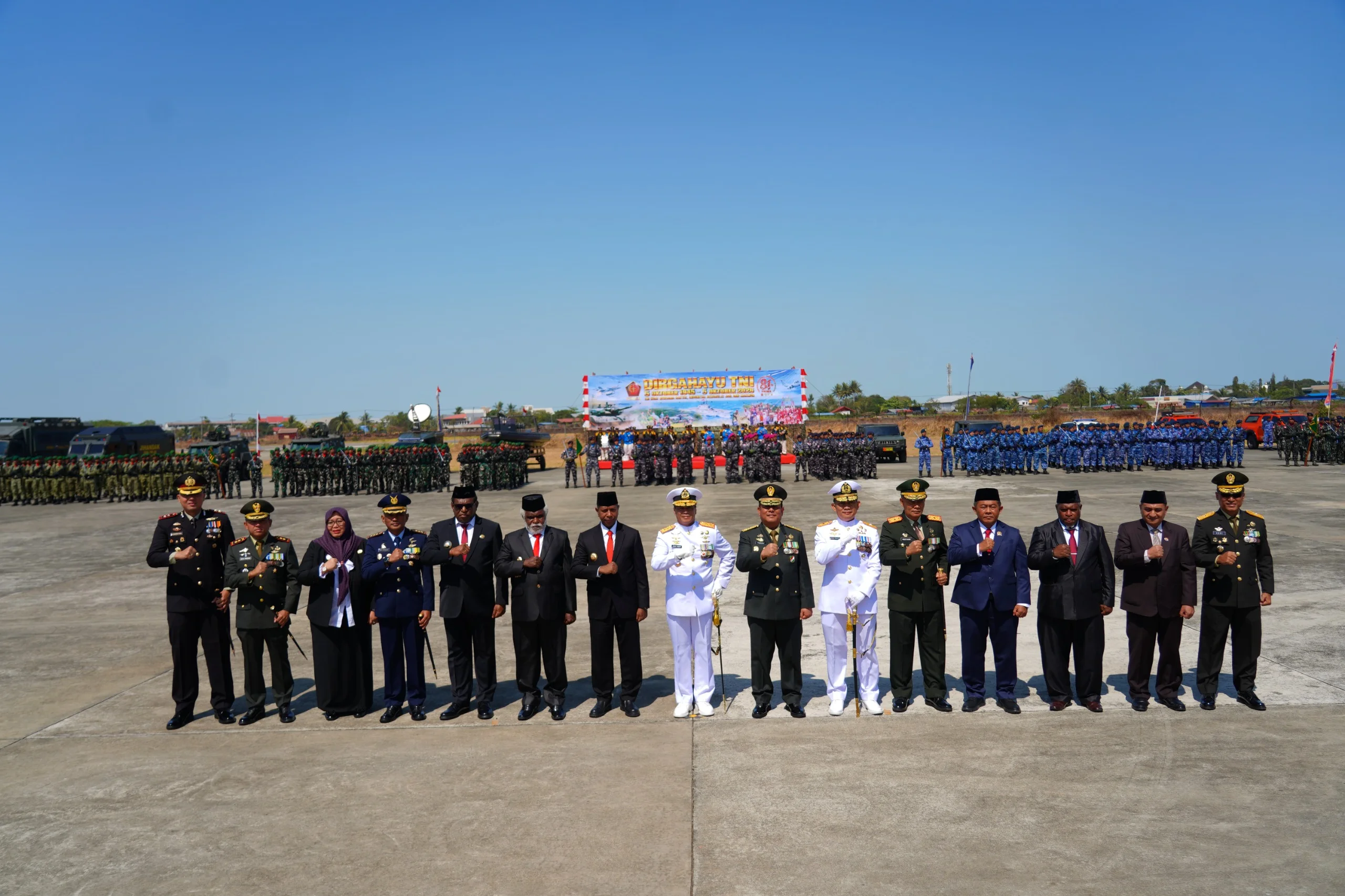 Kasdam XXIV/MT Hadiri HUT Ke-81 TNI, Perkuat Sinergi TNI Bersama Rakyat