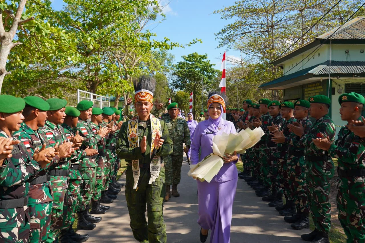Pangdam XXIV/MT Sambut Kunjungan Kerja Pangkogabwilhan III di Makodam