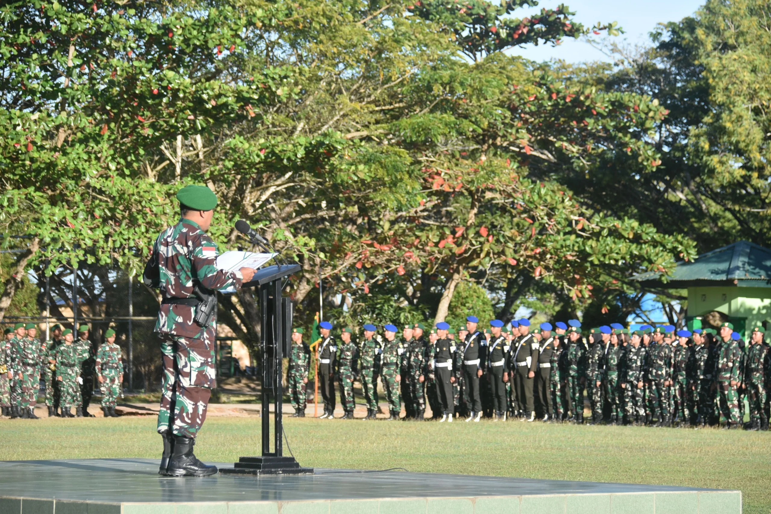 Pesan Pangdam XXIV/Mandala Trikora Pada Upacara Bendera 17 Juni 2026