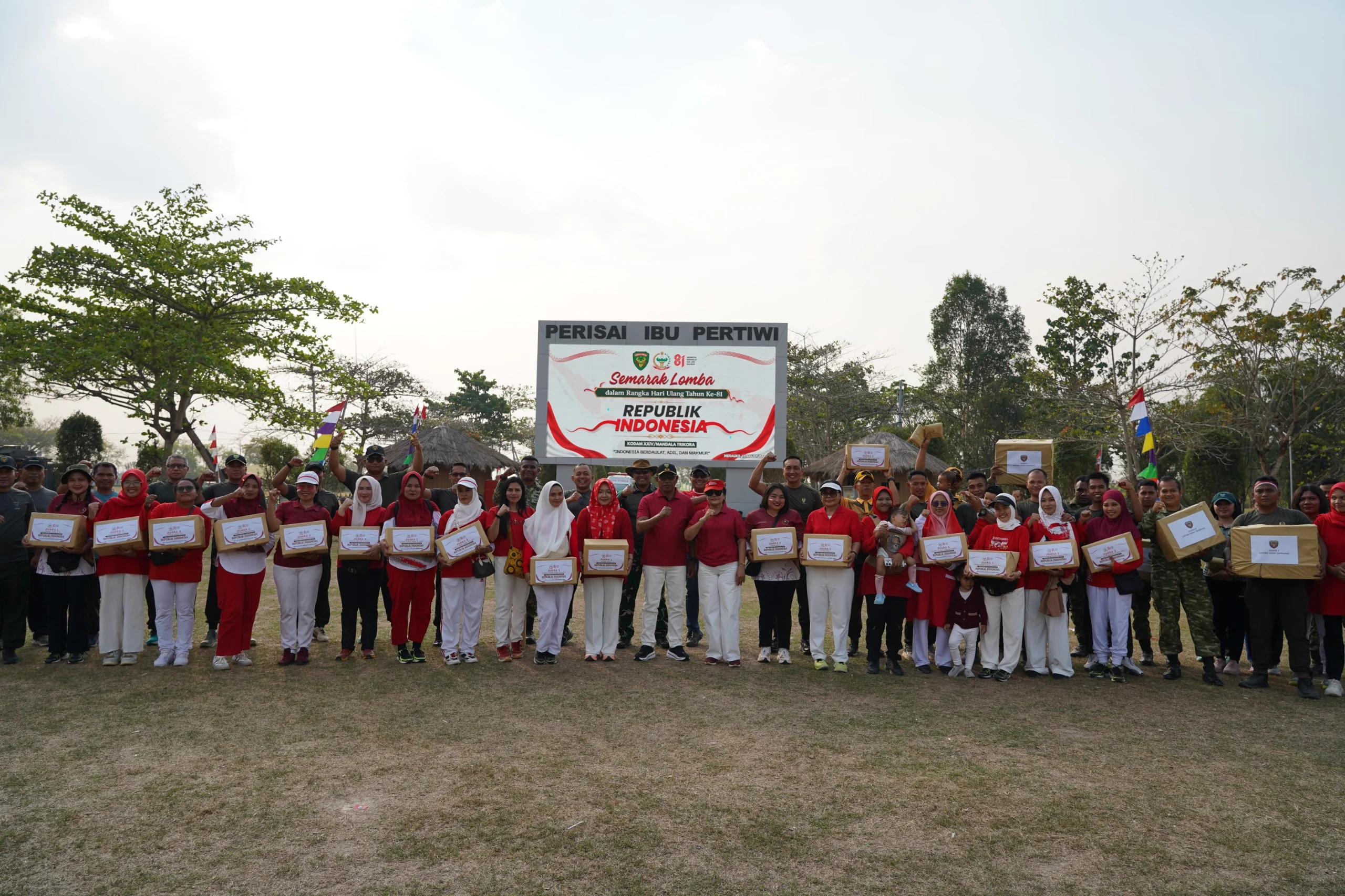 Semarak HUT ke-81 RI, Pangdam XXIV/MT Ajak Prajurit dan Persit Rayakan Kemerdekaan dengan Penuh Kebersamaan
