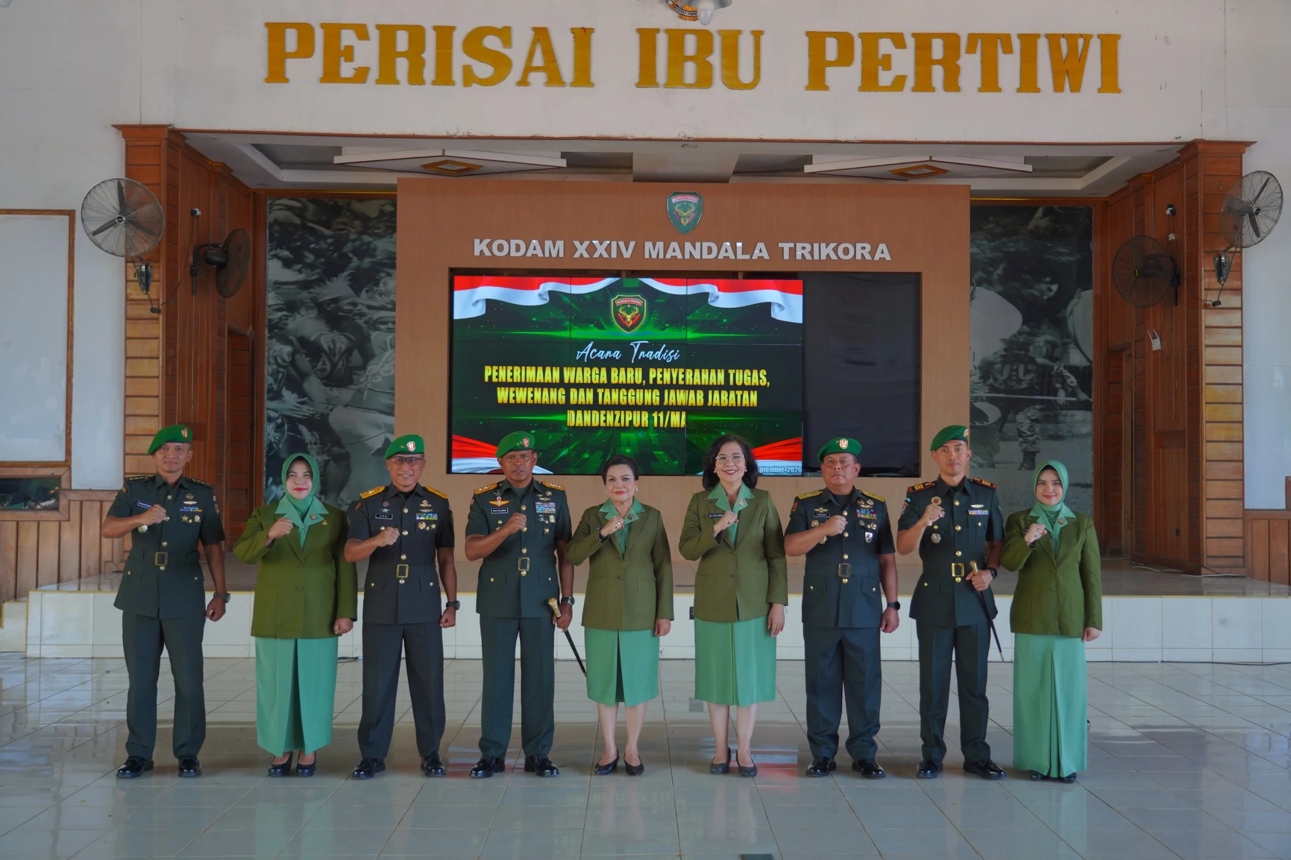 PANGDAM XXIV/MT: JABATAN ADALAH AMANAH, JALANKAN DENGAN PENGABDIAN TERBAIK