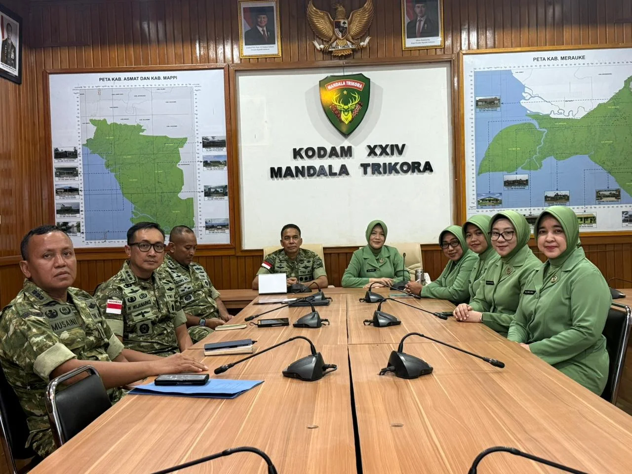 Pangdam XXIV/Mandala Trikora Ikuti Peluncuran Nasional 218 Jembatan Garuda, Bukti Nyata TNI AD Hadir Hingga Pelosok Nusantara