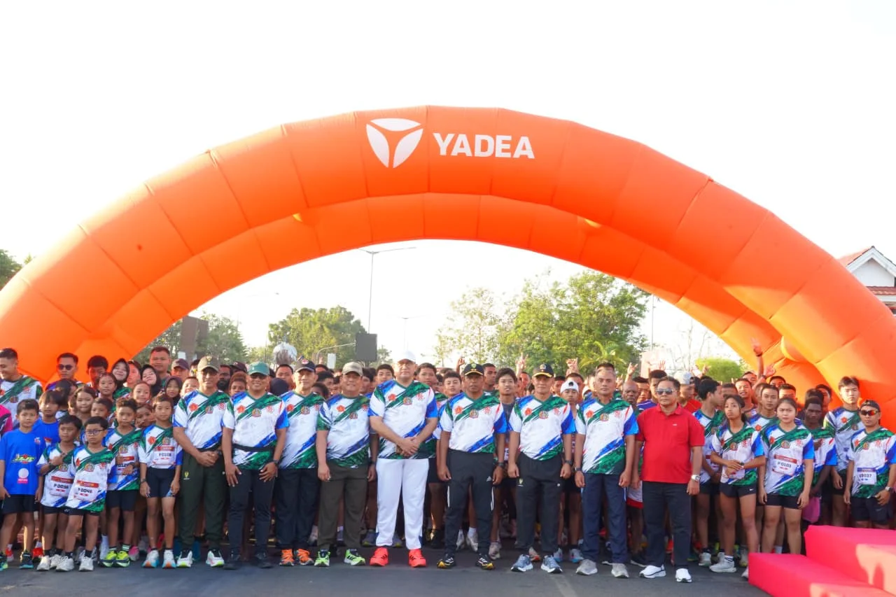 Pimpin Fun Run 5K HUT ke-81 TNI, Pangdam Mandala Trikora: TNI Kuat Karena Rakyat Kuat