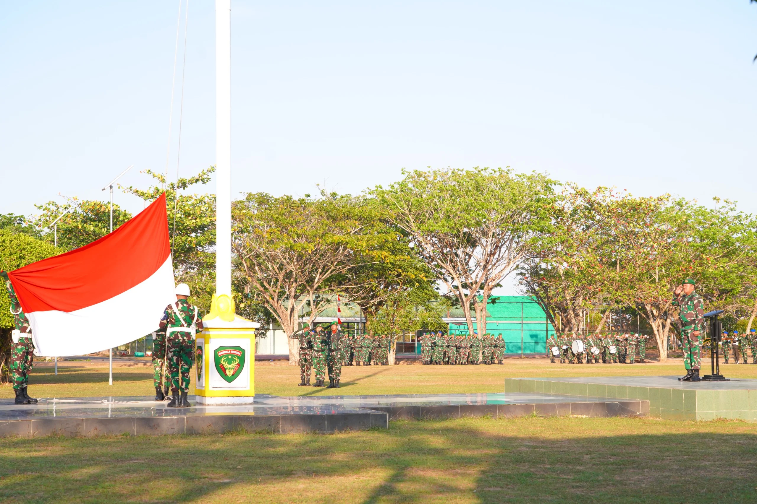 Upacara Bendera Kodam XXIV/MT, Kazidam Tekankan Disiplin dan Dedikasi Prajurit