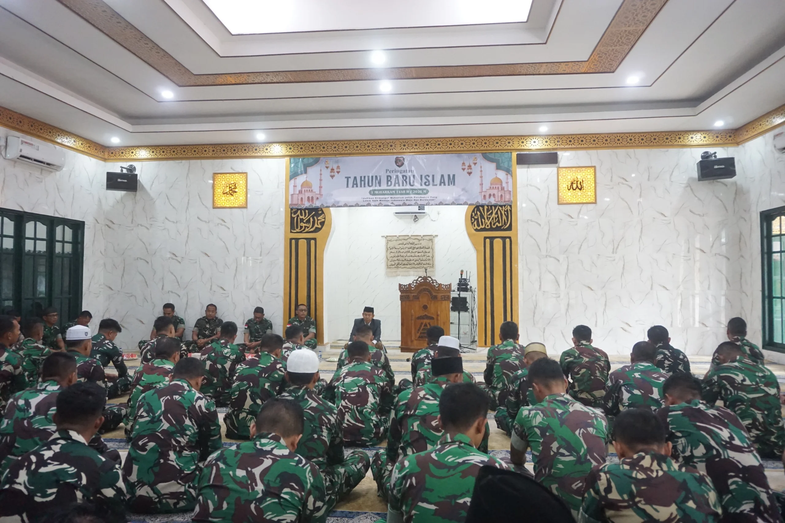 Pangdam XXIV/MT: Kekuatan Senjata Harus Diiringi Kekuatan Iman agar TNI Semakin Dicintai Rakya
