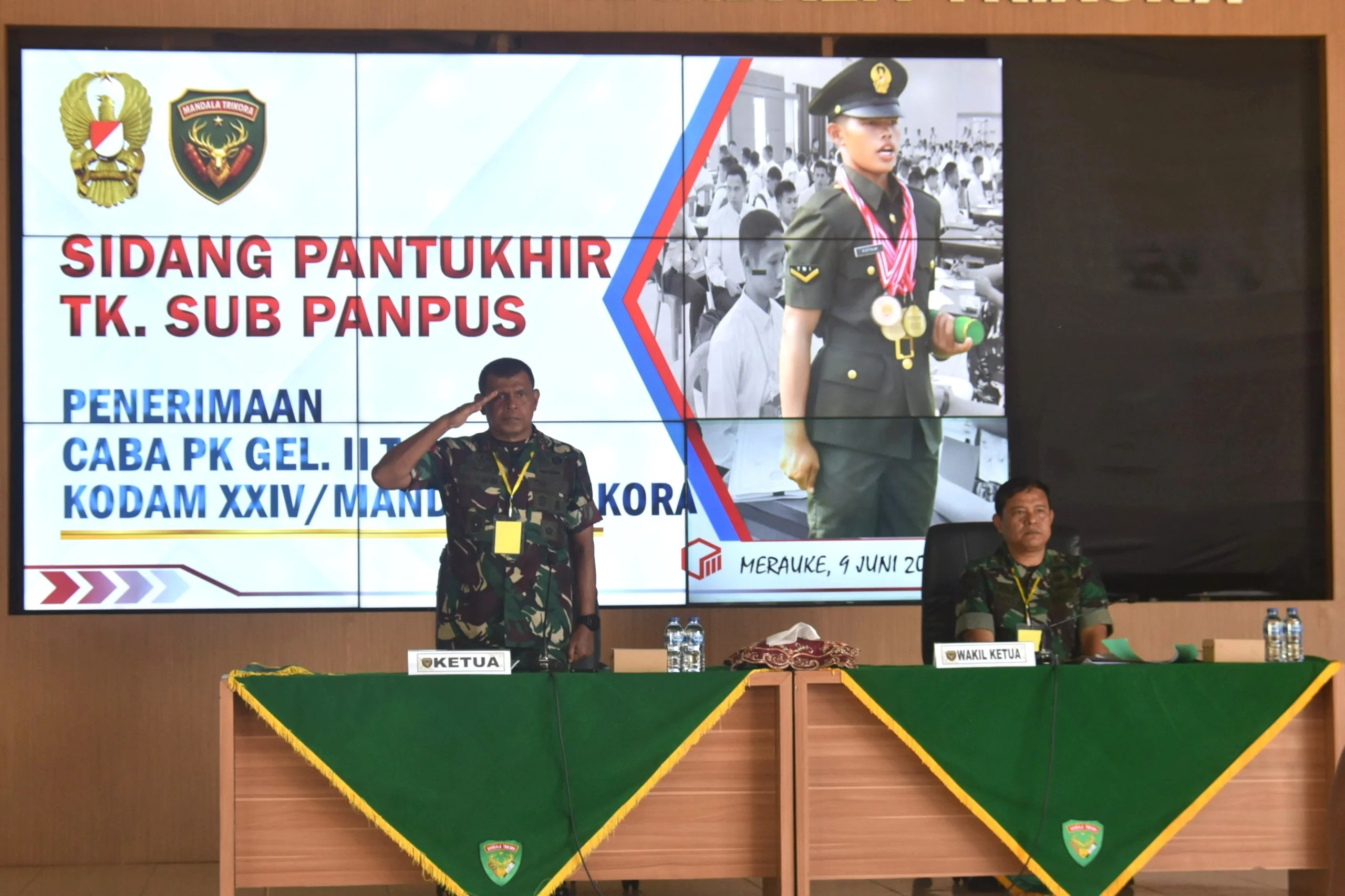 Pangdam XXIV/Mandala Trikora Pimpin Pantukhir Pusat Caba PK TNI AD 2026, Tegaskan Seleksi Harus Objektif dan Transparan