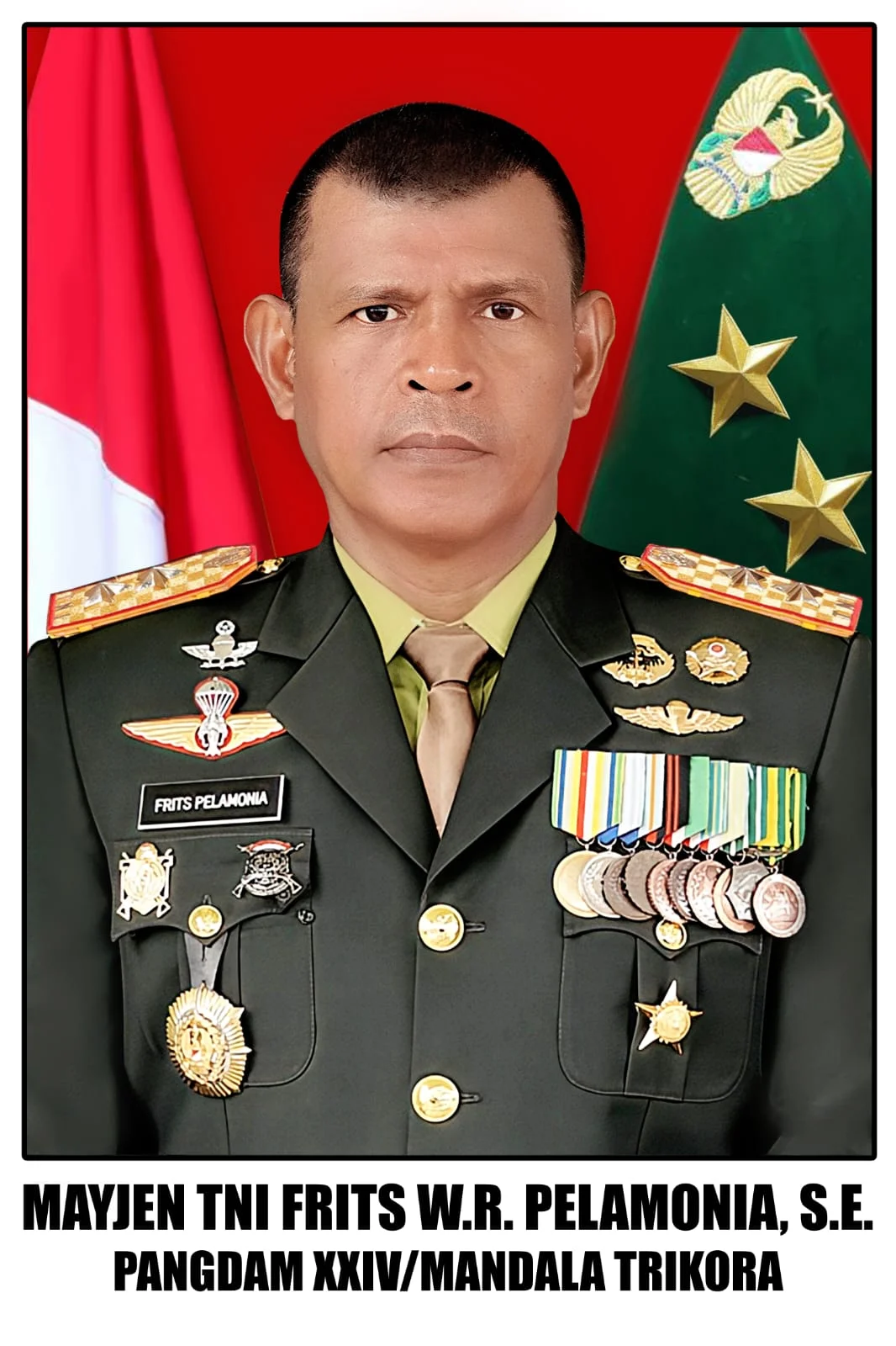 Mayjen TNI Frits W.R Pelamonia, S.E